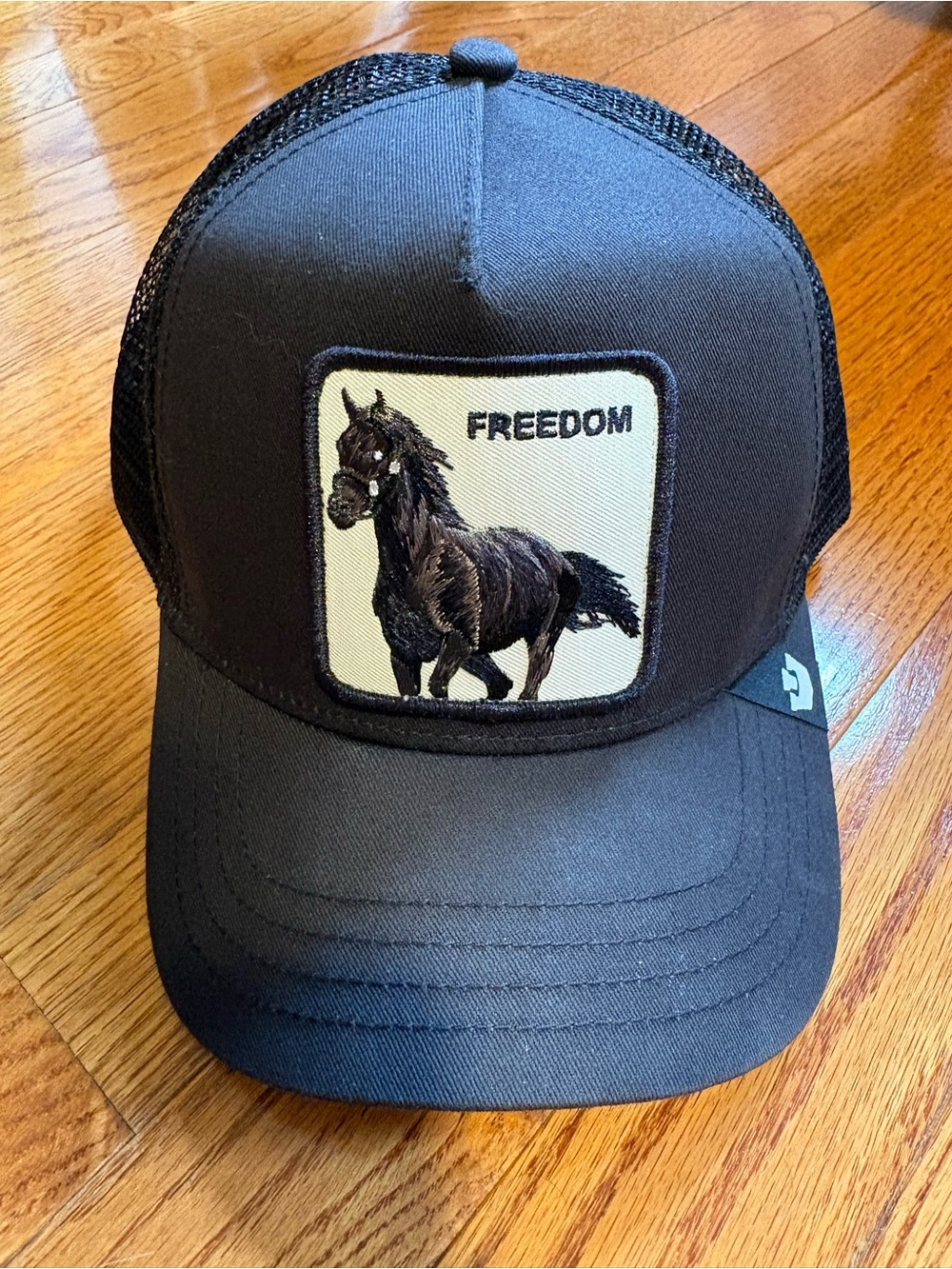 Goorin Bros Freedom Horse Patch Trucker Hat - Black
